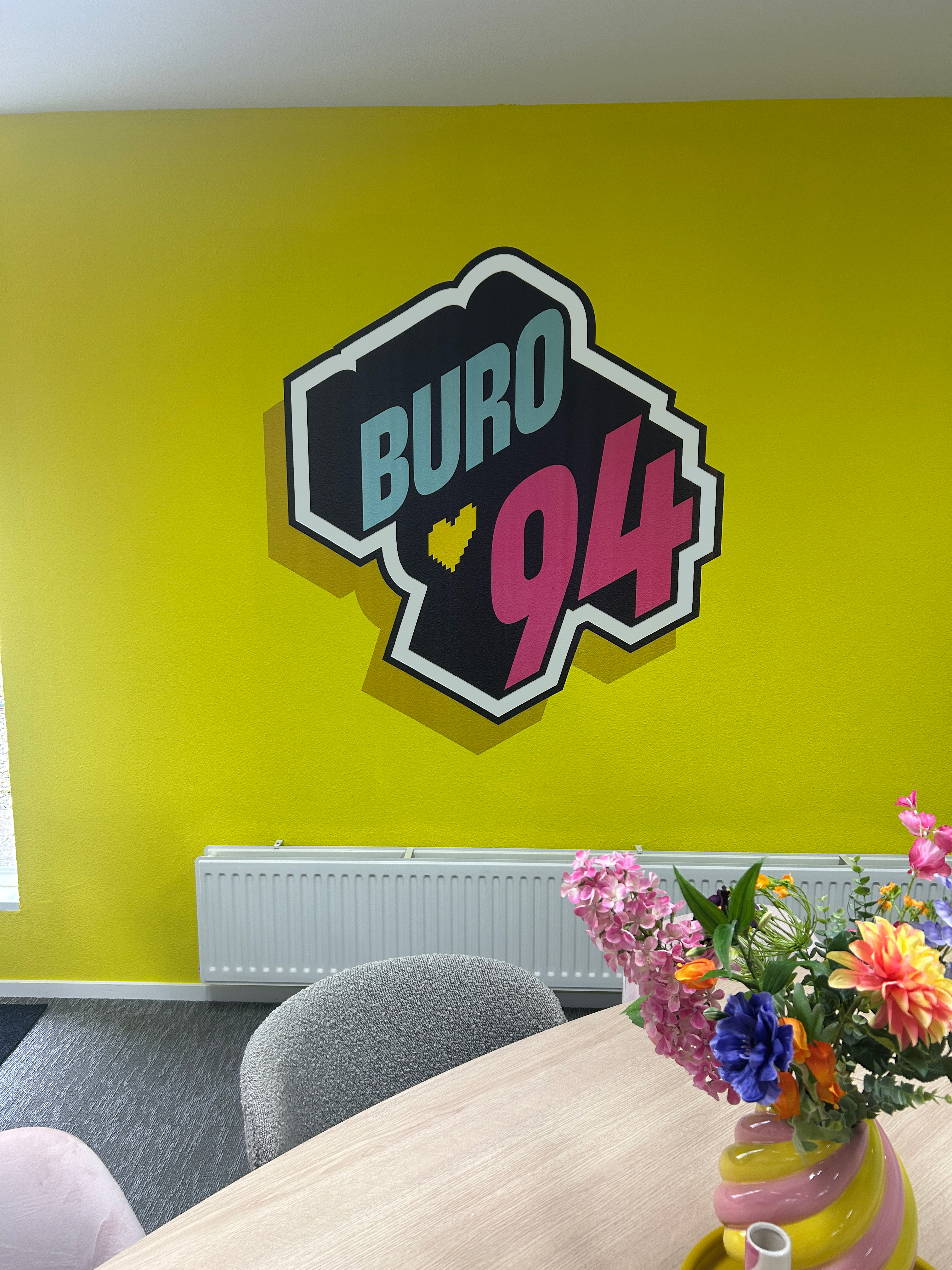 Buro94 - logo muurprint - Buro94